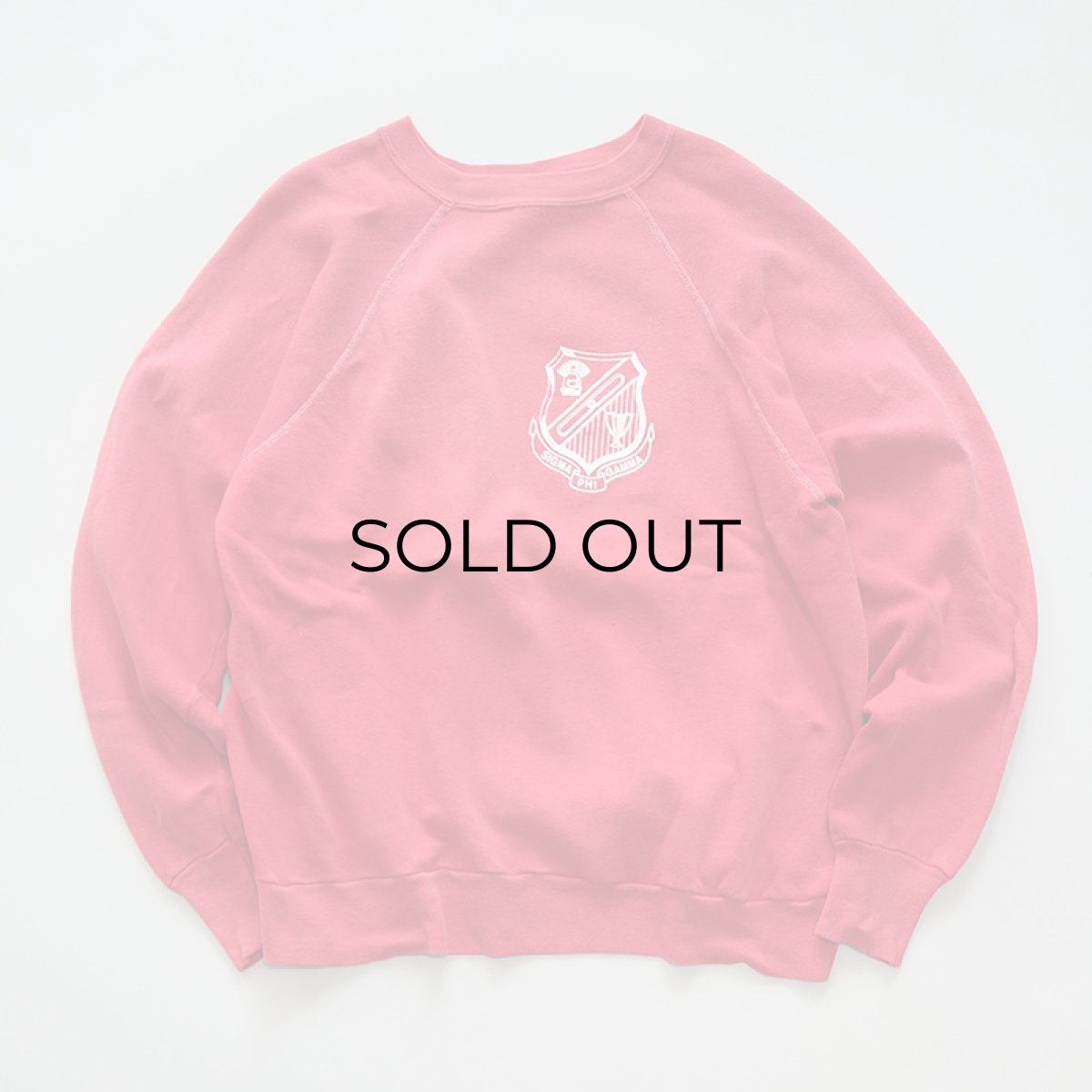 画像5: 70's UNKNOWN BRAND PRINT CREW NECK SWEAT "SIGMA PHI GAMMA" (5)