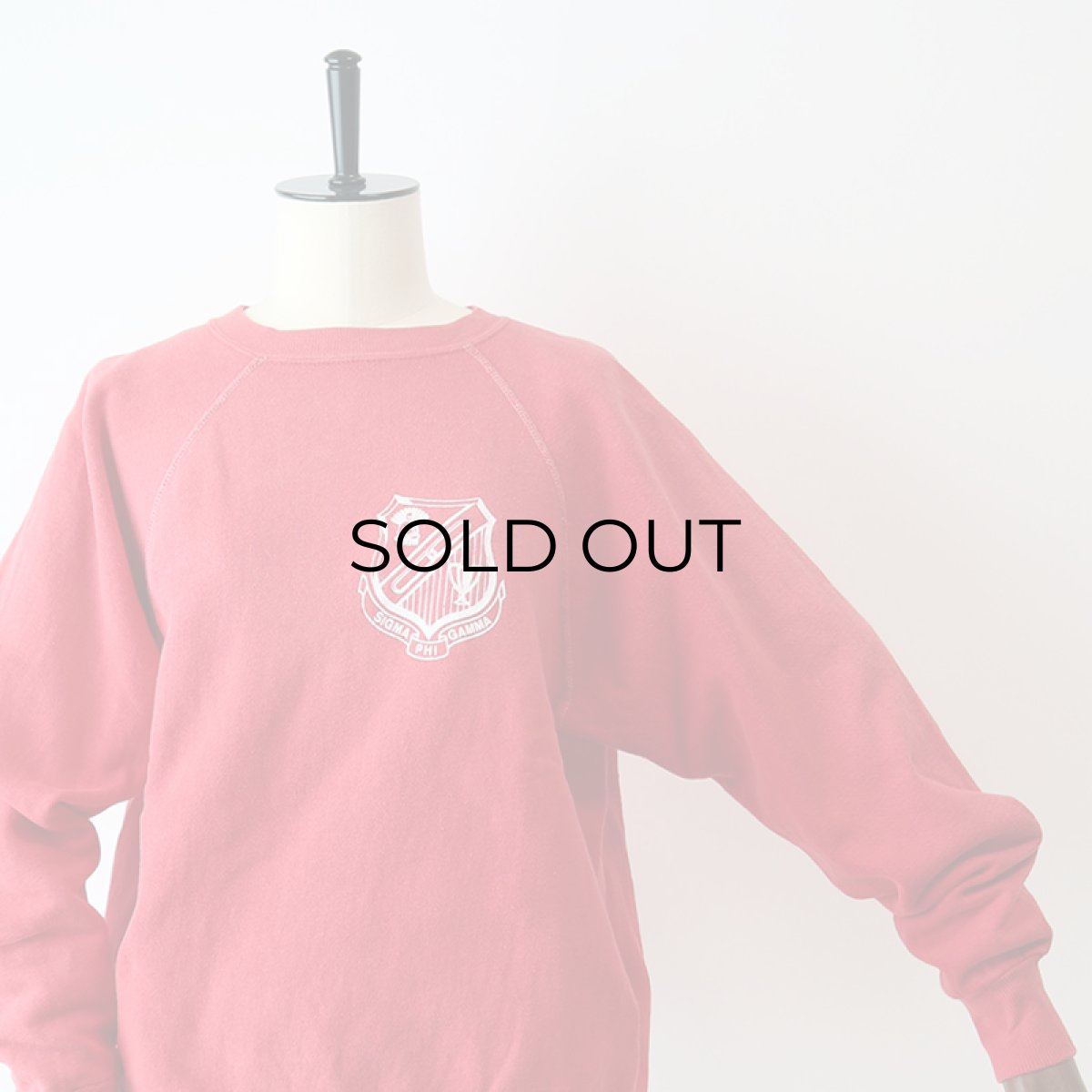 画像4: 70's UNKNOWN BRAND PRINT CREW NECK SWEAT "SIGMA PHI GAMMA" (4)