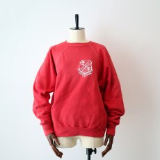 画像1: 70's UNKNOWN BRAND PRINT CREW NECK SWEAT "SIGMA PHI GAMMA" (1)