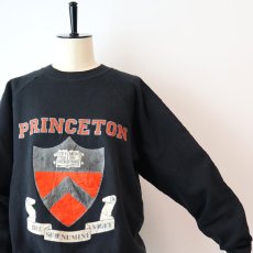 画像4: 〜90's JERZEES PRINT CREW NECK SWEAT "PRINCETON" (4)