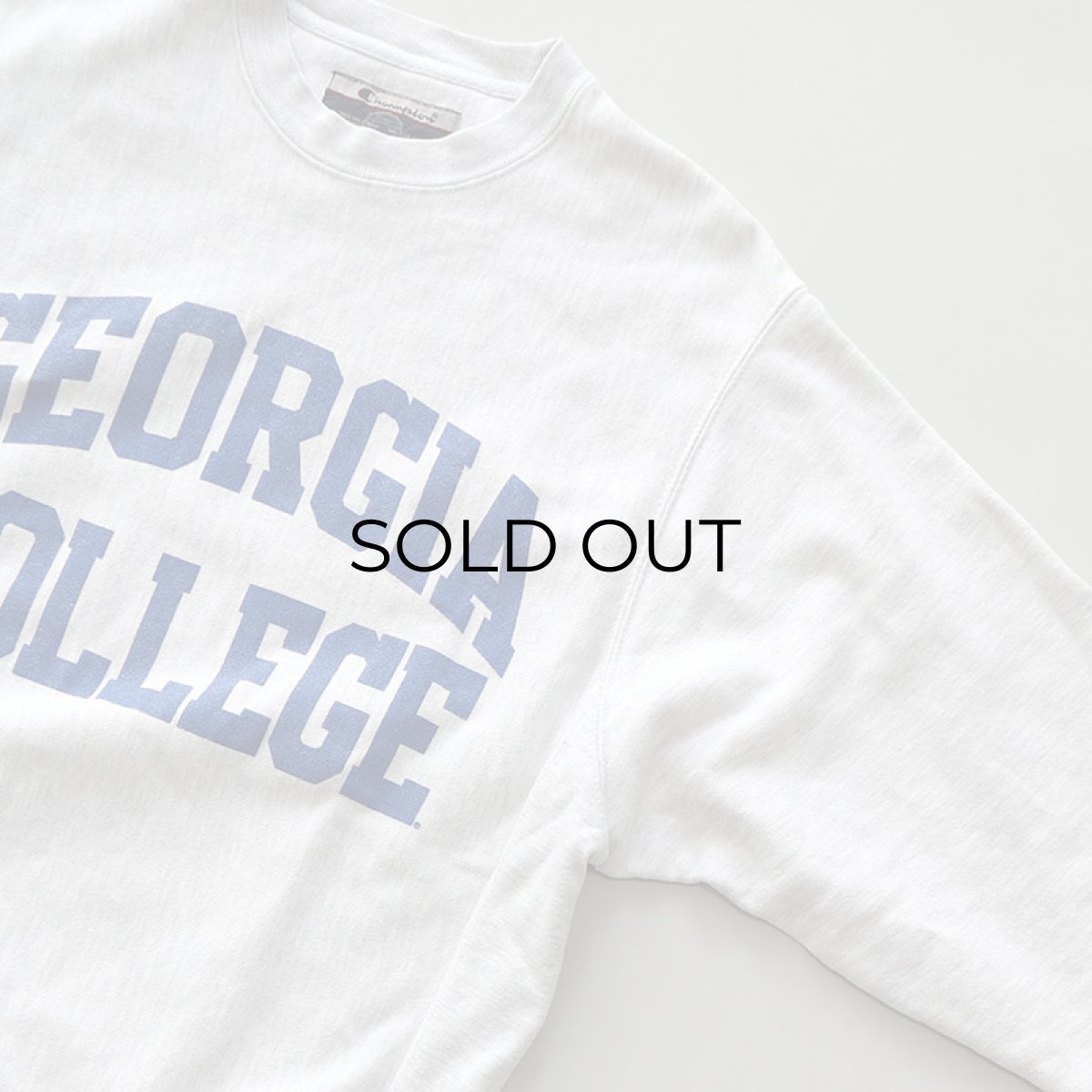 画像7: Champion REVERSE WEAVE PRINT CREW NECK SWEAT "GEORGIA COLLEGE" (7)