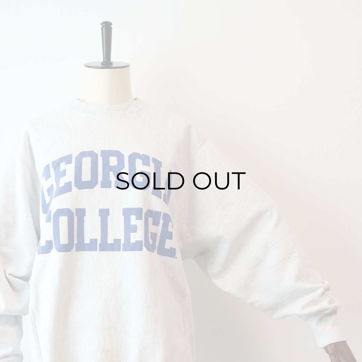画像4: Champion REVERSE WEAVE PRINT CREW NECK SWEAT "GEORGIA COLLEGE" (4)