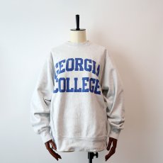 画像1: Champion REVERSE WEAVE PRINT CREW NECK SWEAT "GEORGIA COLLEGE" (1)