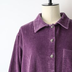 画像5: 〜00's L.L. Bean COTTON WIDE WALE CORDUROY BOX SHIRT (5)