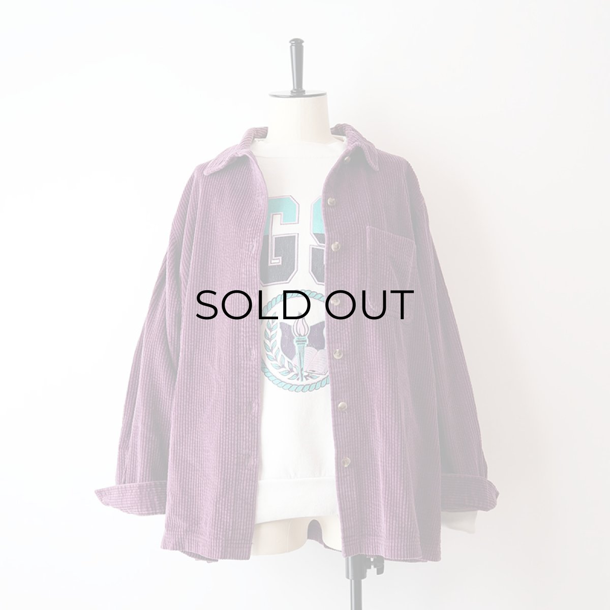 画像4: 〜00's L.L. Bean COTTON WIDE WALE CORDUROY BOX SHIRT (4)