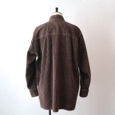 画像14: 90's REAL CLOTHES COTTON WIDE WALE CORDUROY BOX SHIRT (14)