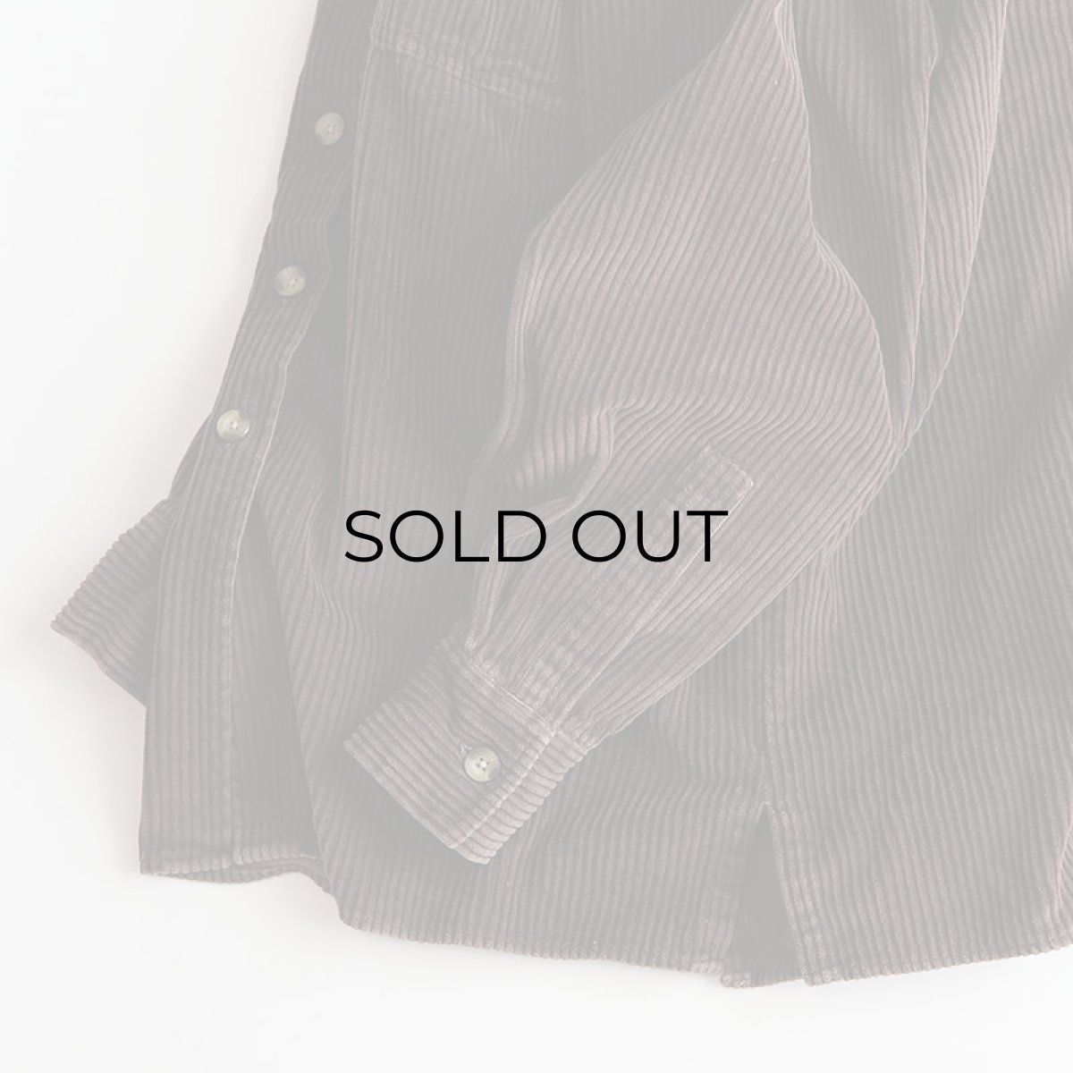 画像5: 90's REAL CLOTHES COTTON WIDE WALE CORDUROY BOX SHIRT (5)