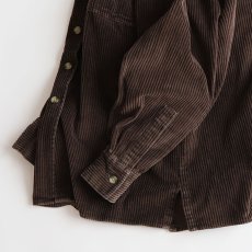 画像5: 90's REAL CLOTHES COTTON WIDE WALE CORDUROY BOX SHIRT (5)