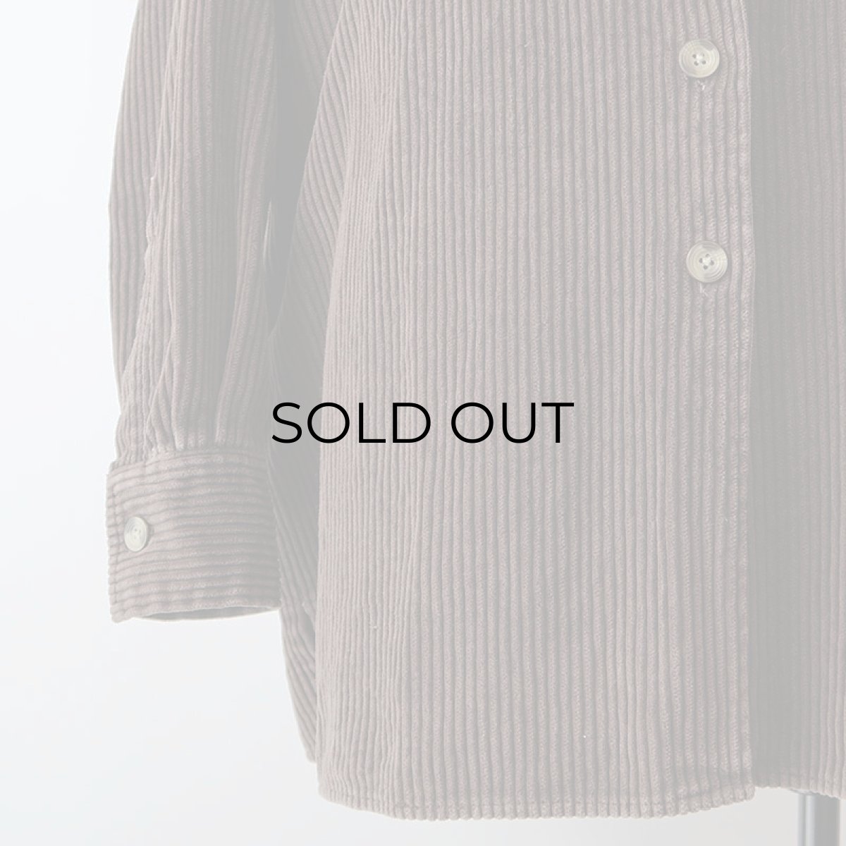 画像9: 90's REAL CLOTHES COTTON WIDE WALE CORDUROY BOX SHIRT (9)