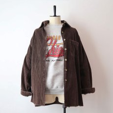 画像11: 90's REAL CLOTHES COTTON WIDE WALE CORDUROY BOX SHIRT (11)