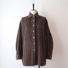 画像12: 90's REAL CLOTHES COTTON WIDE WALE CORDUROY BOX SHIRT (12)