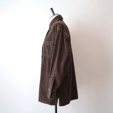 画像13: 90's REAL CLOTHES COTTON WIDE WALE CORDUROY BOX SHIRT (13)