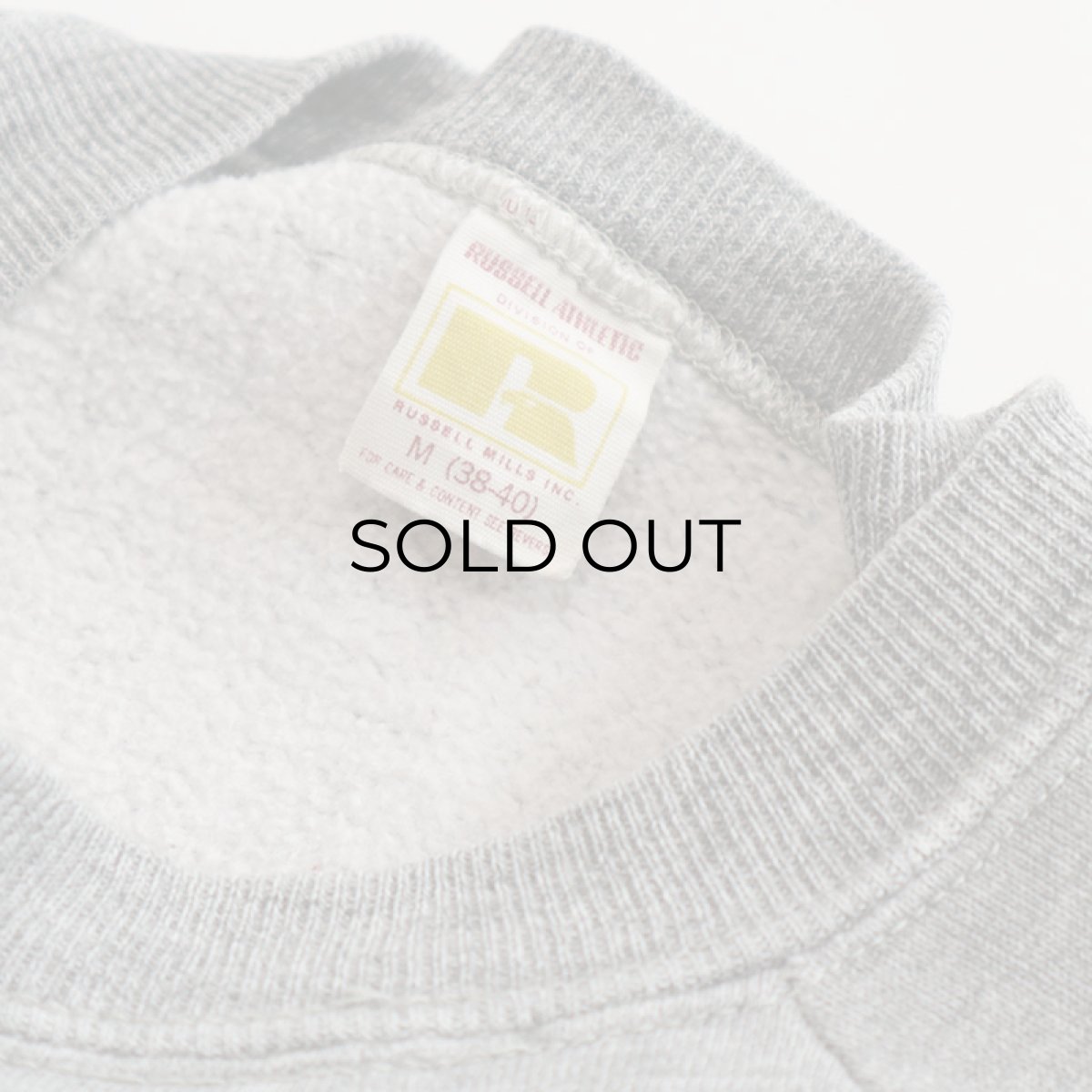 画像7: 70's RUSSELL CREW NECK PLAIN SWEAT (7)