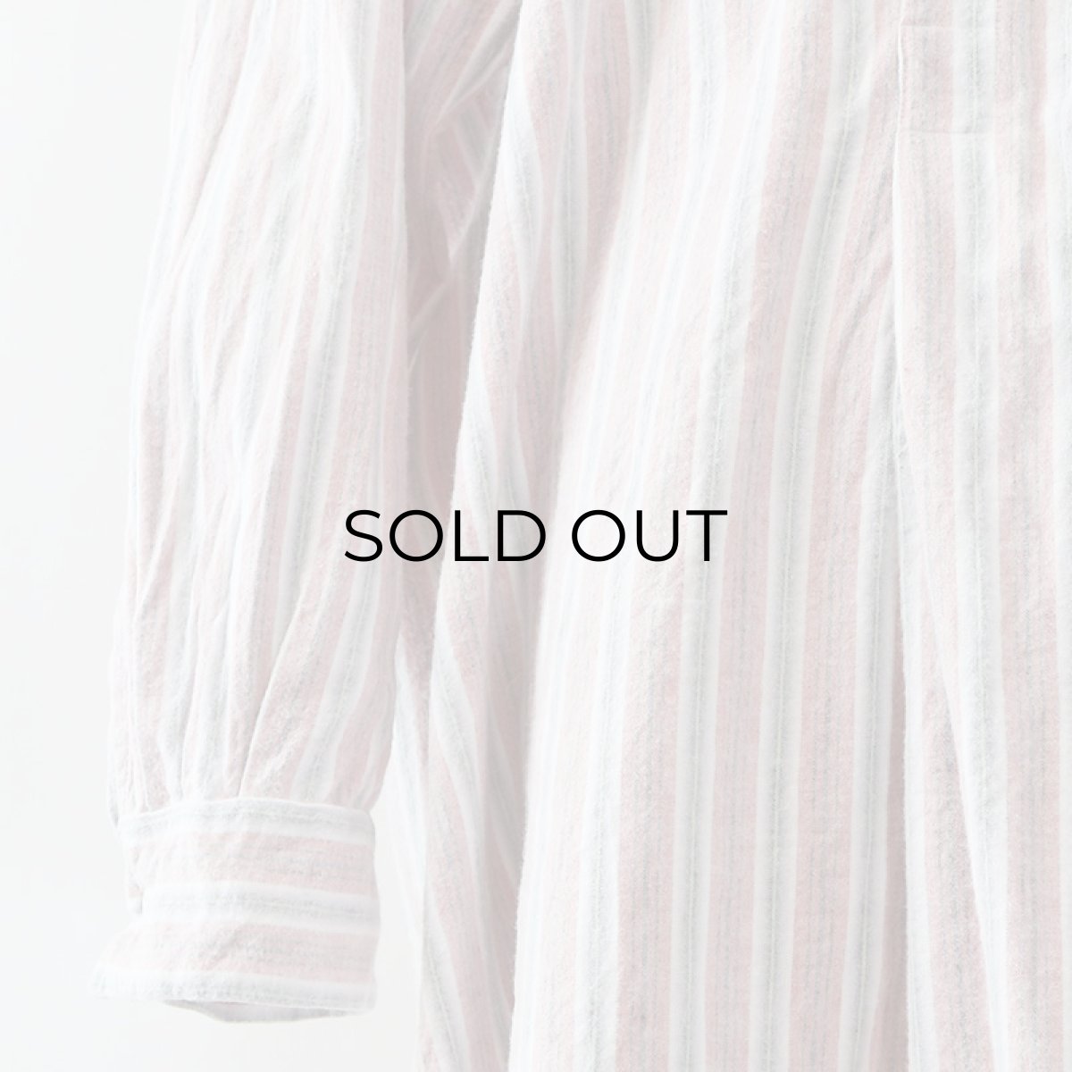 画像13: OLD Tuck Ackermann COTTON STRIPE FLANNEL PULLOVER LONG SLEEPING SHIRT (13)