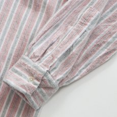 画像4: OLD Tuck Ackermann COTTON STRIPE FLANNEL PULLOVER LONG SLEEPING SHIRT (4)