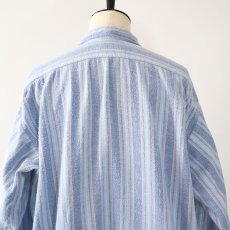 画像5: OLD farosa COTTON STRIPE FLANNEL PULLOVER LONG SLEEPING SHIRT (5)