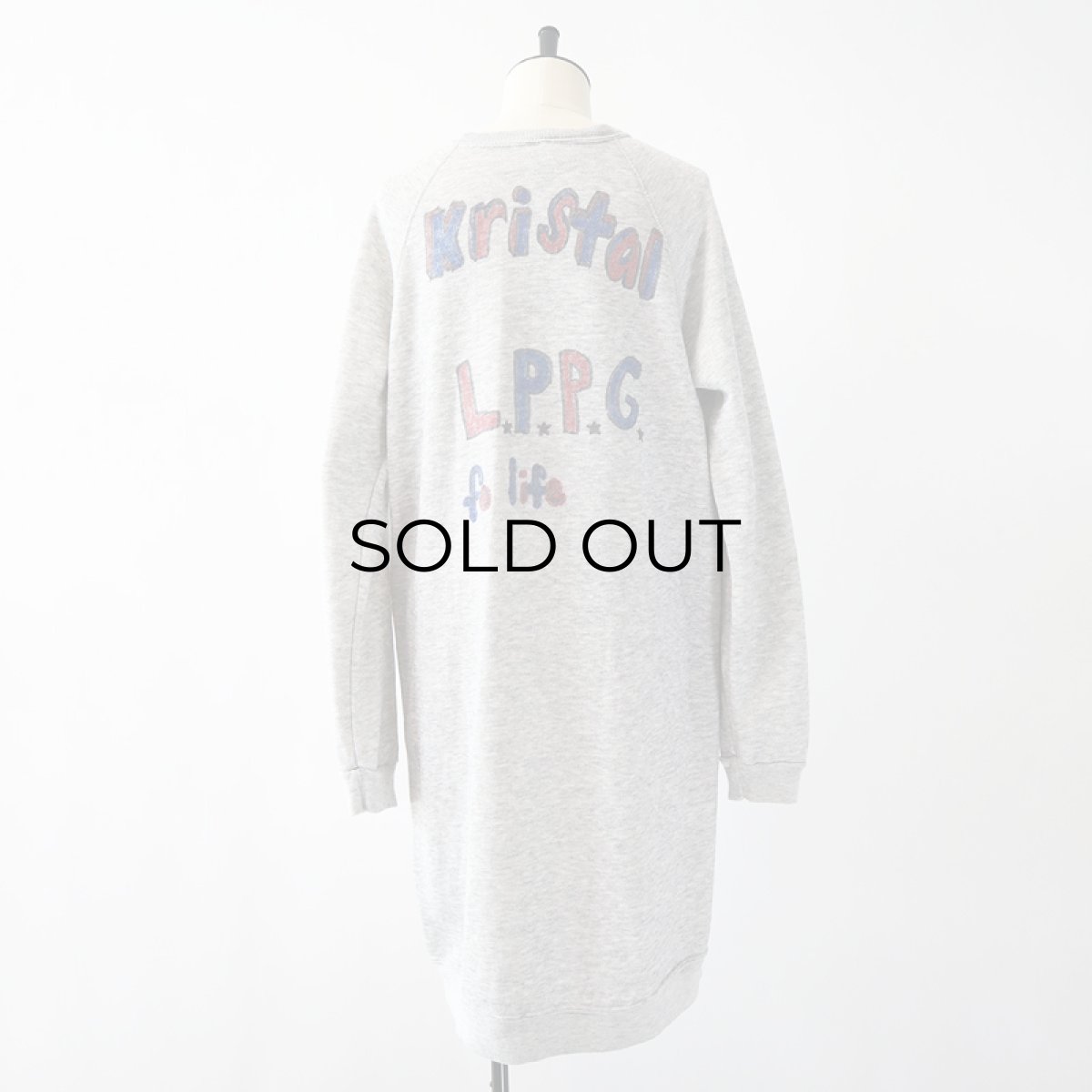 画像3: 80's BASSETT-WALKER PRINT BACK HAND PAINT CREW NECK LONG SWEAT "MINNESOTA TWINS" (3)