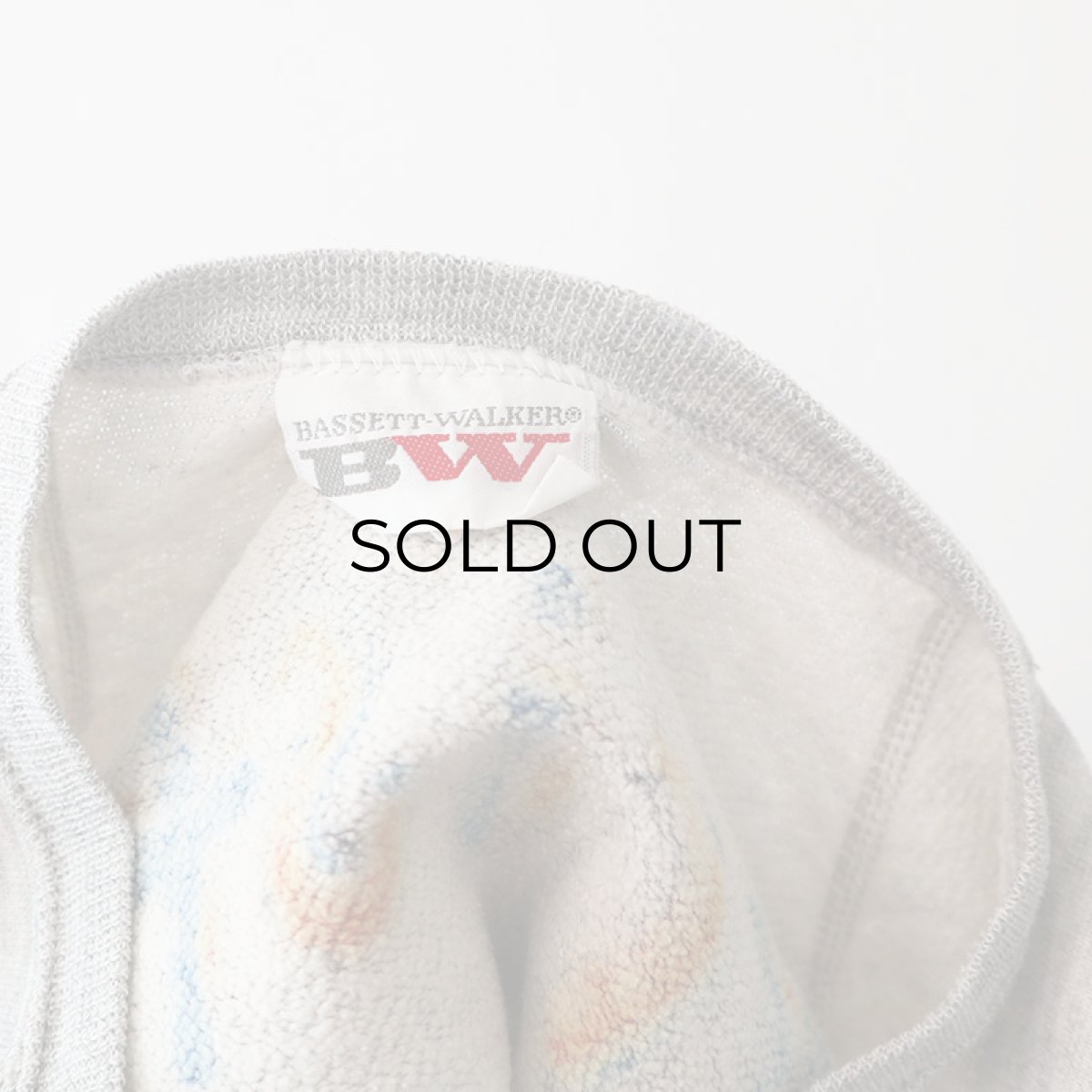 画像10: 80's BASSETT-WALKER PRINT BACK HAND PAINT CREW NECK LONG SWEAT "MINNESOTA TWINS" (10)