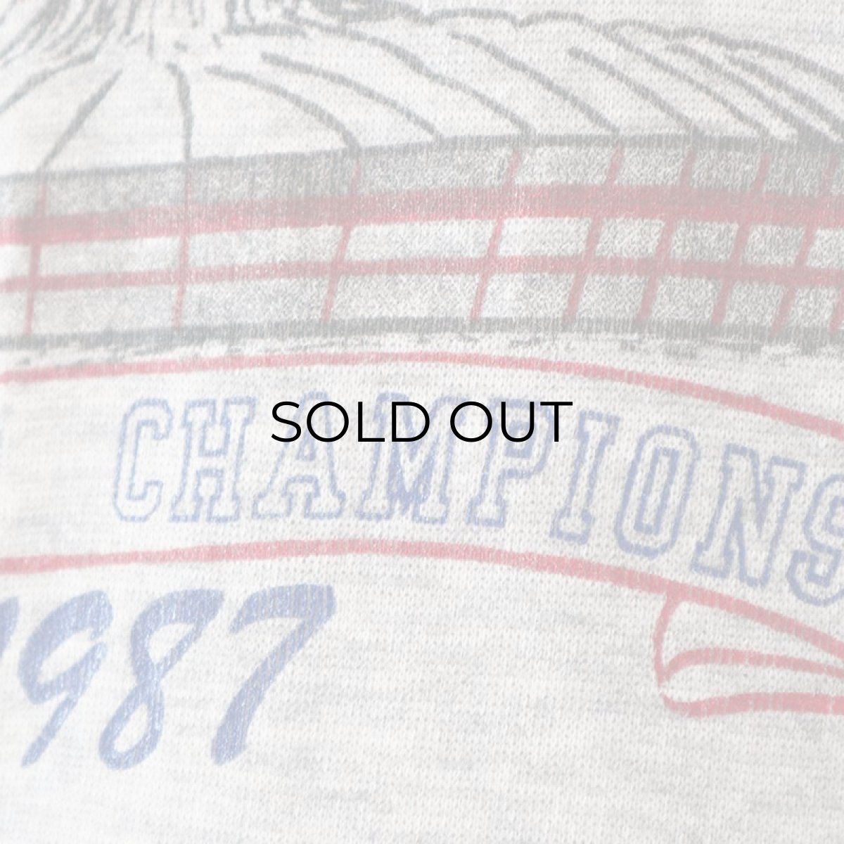 画像6: 80's BASSETT-WALKER PRINT BACK HAND PAINT CREW NECK LONG SWEAT "MINNESOTA TWINS" (6)