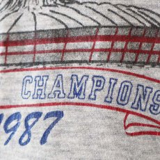 画像6: 80's BASSETT-WALKER PRINT BACK HAND PAINT CREW NECK LONG SWEAT "MINNESOTA TWINS" (6)