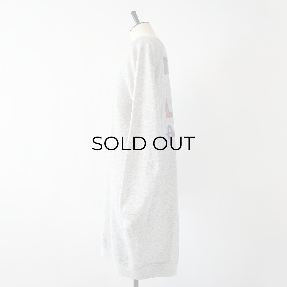 画像2: 80's BASSETT-WALKER PRINT BACK HAND PAINT CREW NECK LONG SWEAT "MINNESOTA TWINS" (2)