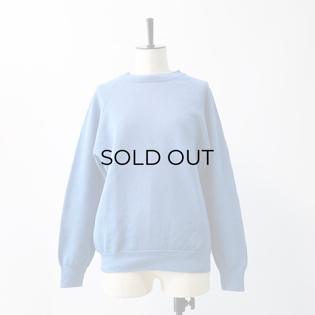 画像8: 〜90’s FRUIT OF THE LOOM CREW NECK PLAIN SWEAT “MADE IN USA“ (8)