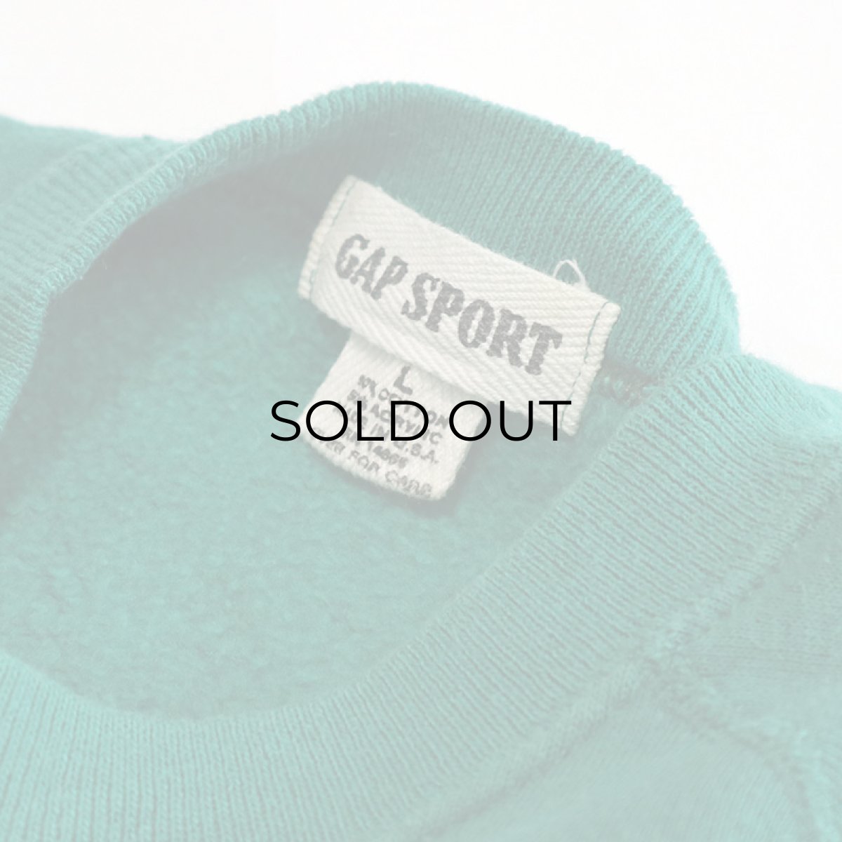 画像6: 〜90’s GAP SPORT CREW NECK PLAIN SWEAT “MADE IN USA“ (6)