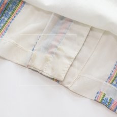 画像11: OLD VELOSO'S EMBROIDERED COLLARLESS BLOUSE (11)