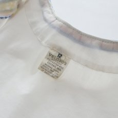画像9: OLD VELOSO'S EMBROIDERED COLLARLESS BLOUSE (9)