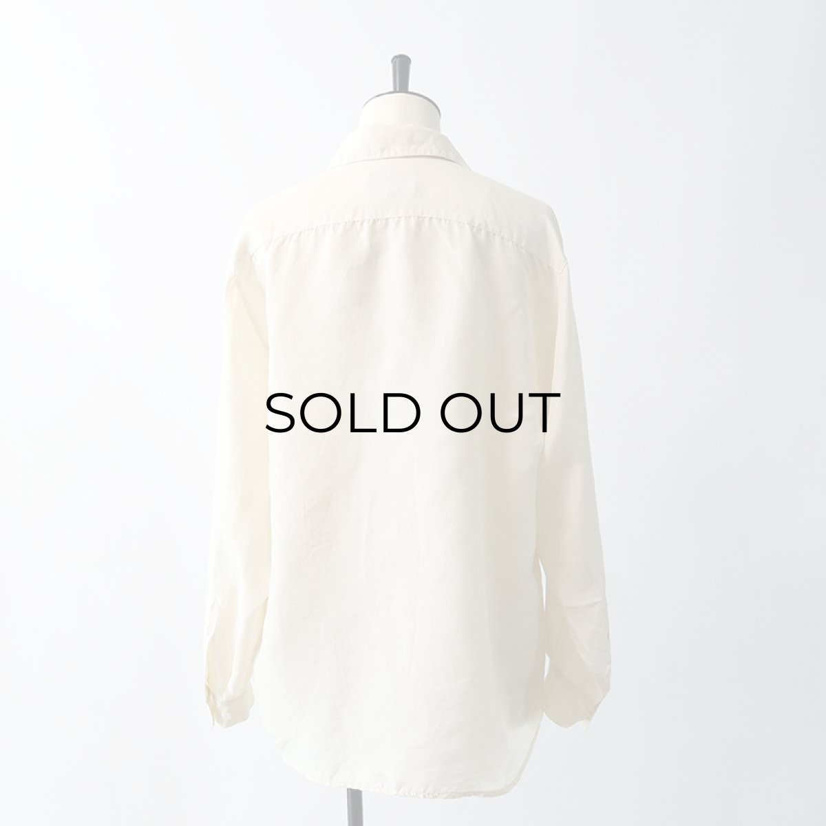 画像10: 80's Ralph Louigi SILK OPEN COLLAR BOX SHIRT (10)