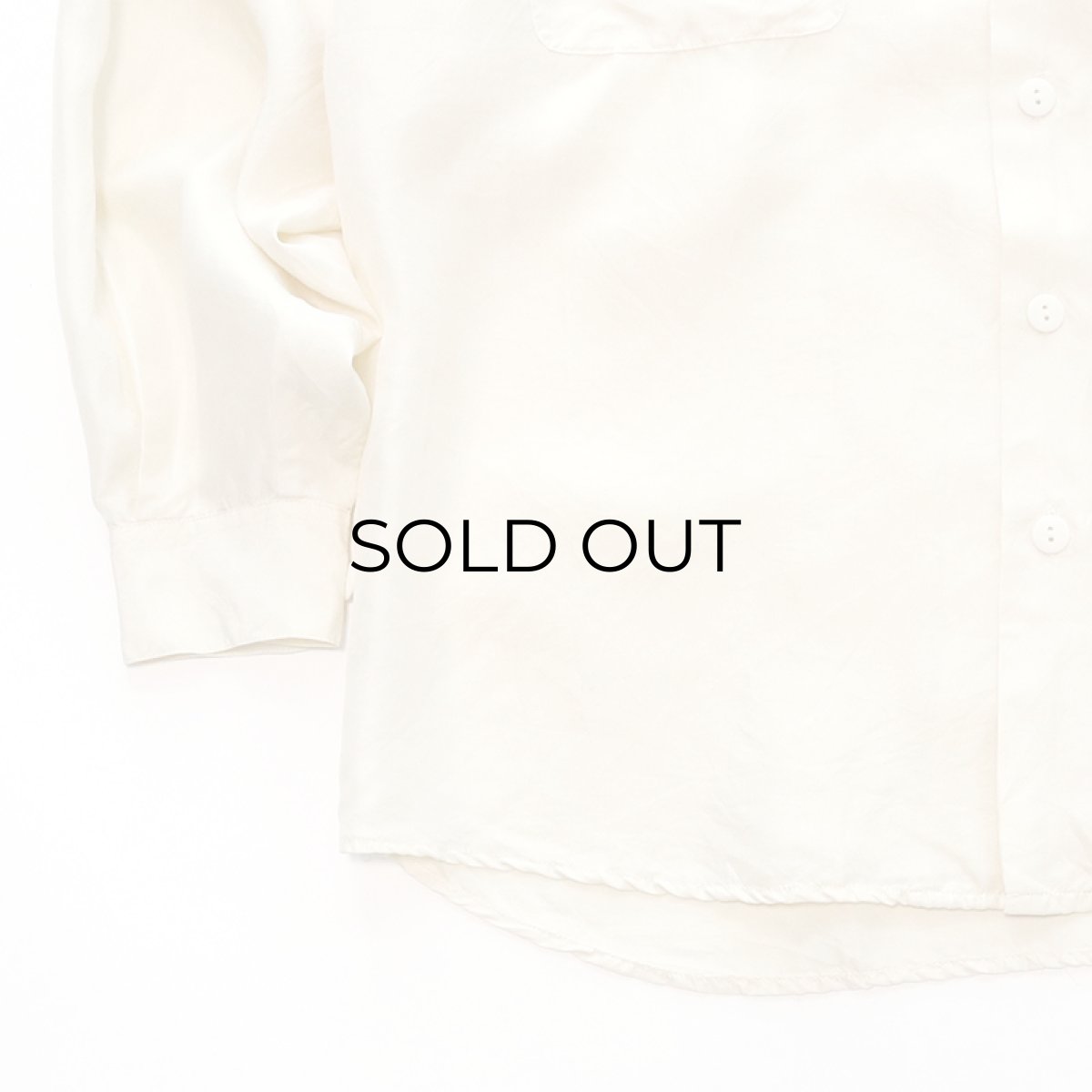 画像6: 80's Ralph Louigi SILK OPEN COLLAR BOX SHIRT (6)