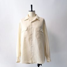 画像8: 80's Ralph Louigi SILK OPEN COLLAR BOX SHIRT (8)