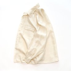 画像2: 80's Ralph Louigi SILK OPEN COLLAR BOX SHIRT (2)