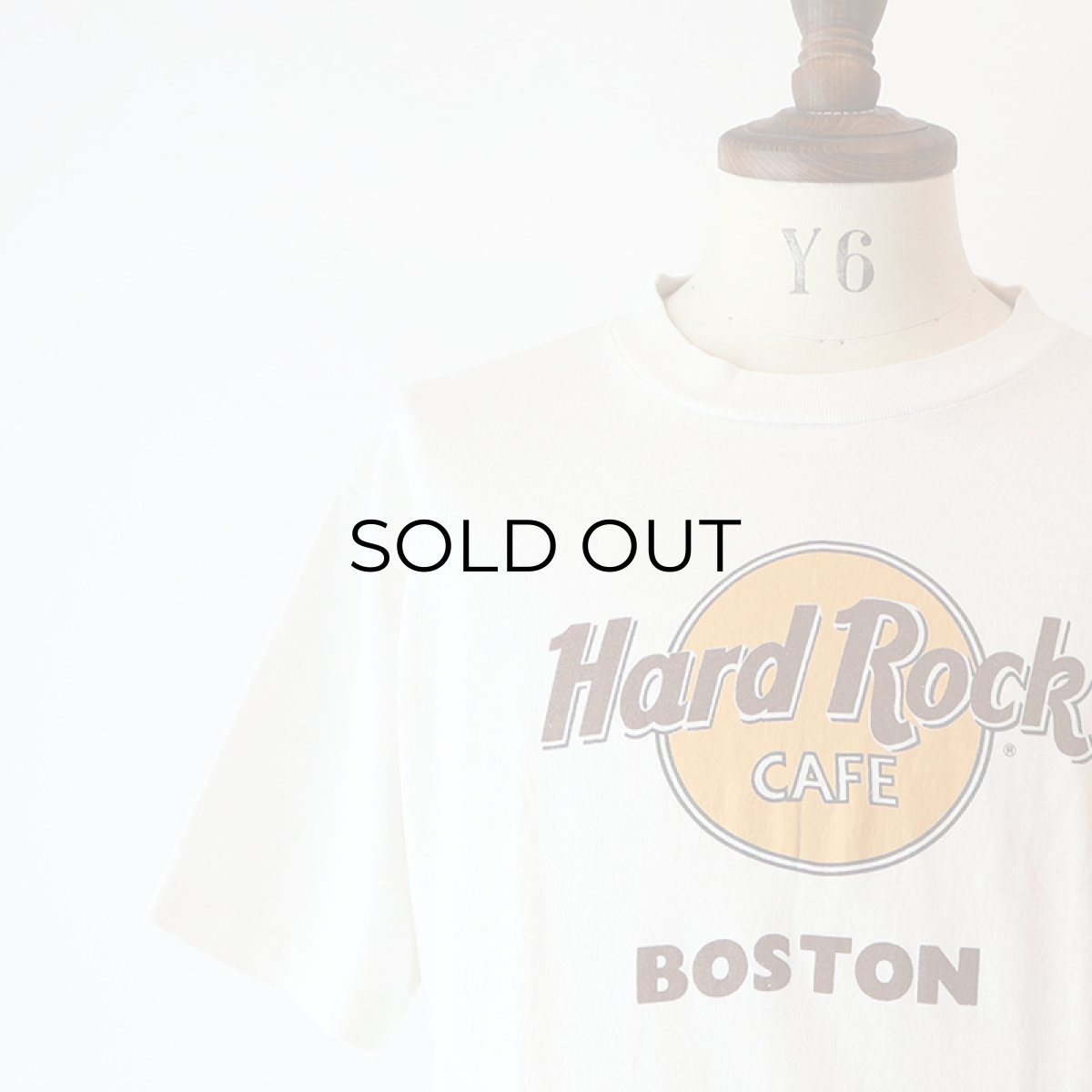 画像9: 80's Hard Rock CAFE COTTON PRINT S/S TEE "Hard Rock CAFE BOSTON" (9)