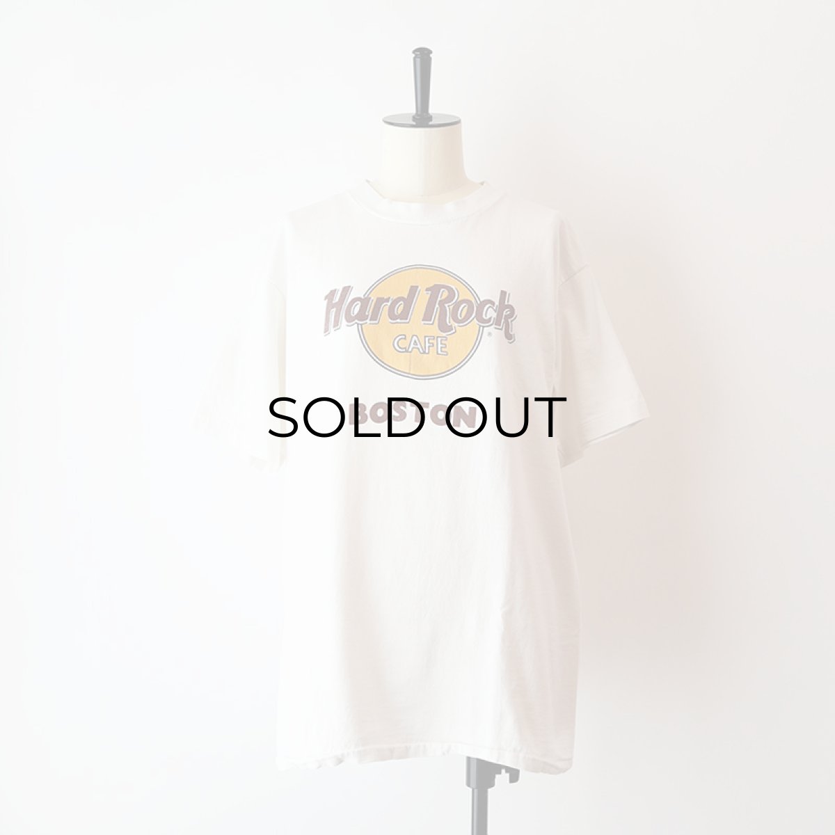 画像12: 80's Hard Rock CAFE COTTON PRINT S/S TEE "Hard Rock CAFE BOSTON" (12)