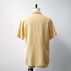 画像10: UNKNOWN BRAND SILK S/S OPEN COLLAR SHIRT (10)