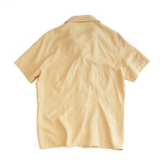 画像3: UNKNOWN BRAND SILK S/S OPEN COLLAR SHIRT (3)