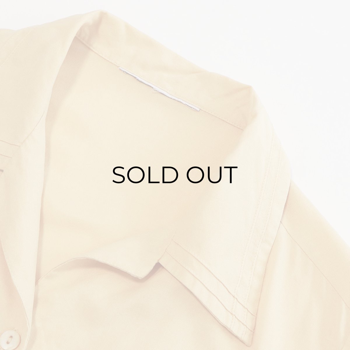 画像5: UNKNOWN BRAND SILK S/S OPEN COLLAR SHIRT (5)