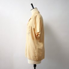 画像9: UNKNOWN BRAND SILK S/S OPEN COLLAR SHIRT (9)