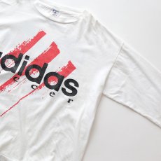 画像4: 90's adidas COTTON W-PRINT L/S TEE "adidas soccer" "MADE IN USA" (4)