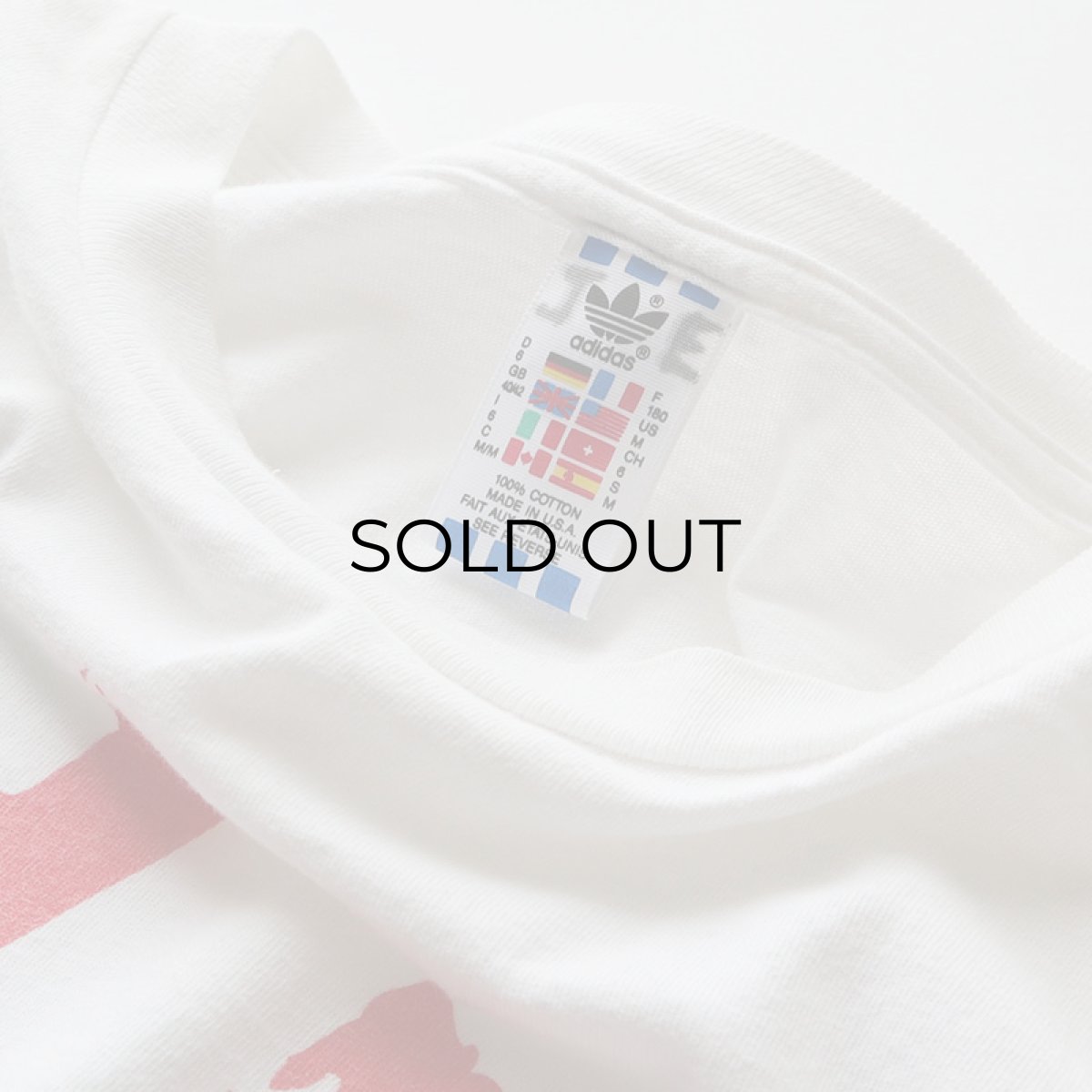 画像7: 90's adidas COTTON W-PRINT L/S TEE "adidas soccer" "MADE IN USA" (7)