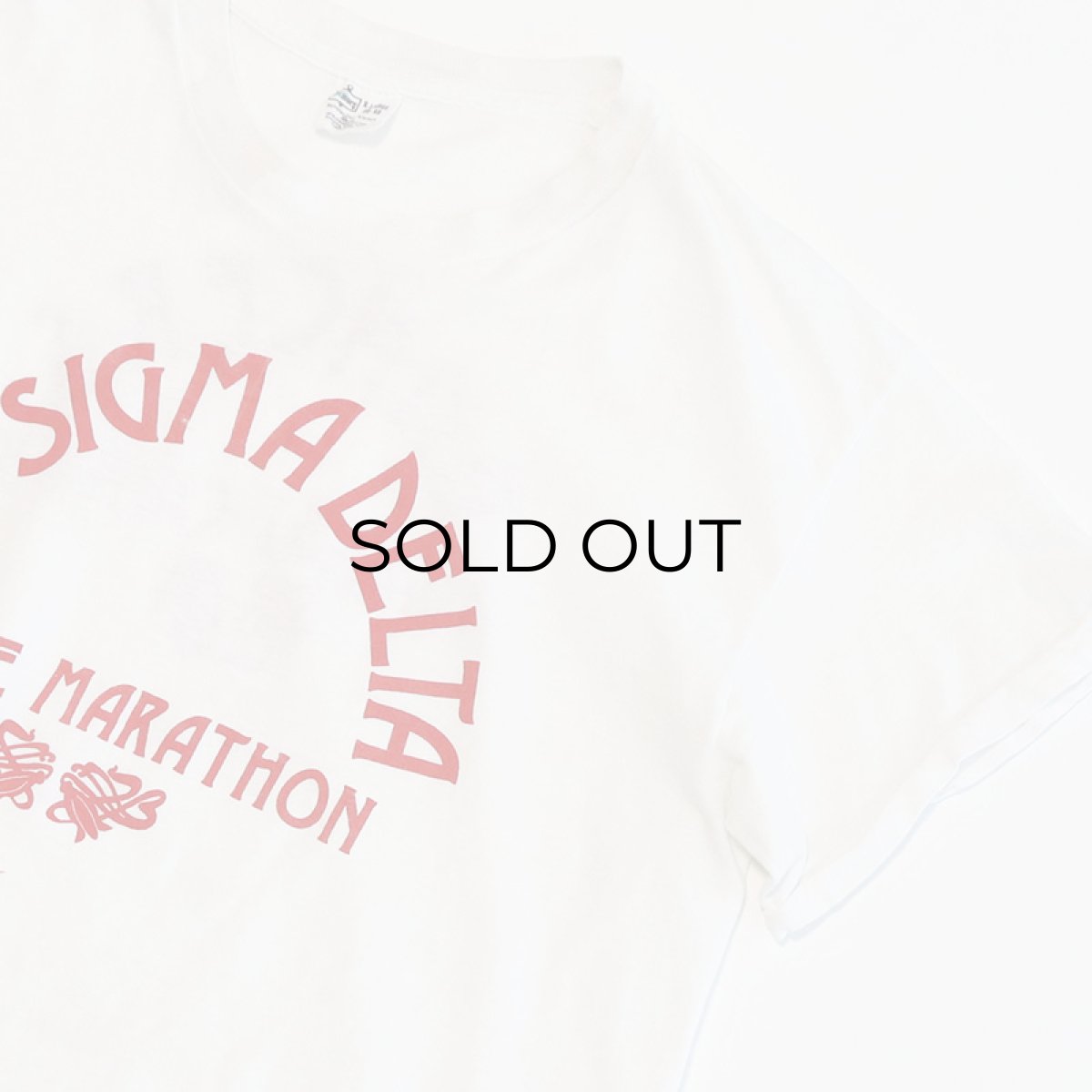 画像4: 70's K-mart COTTON W-PRINT S/S TEE "PHI SIGMA DELTA" (4)