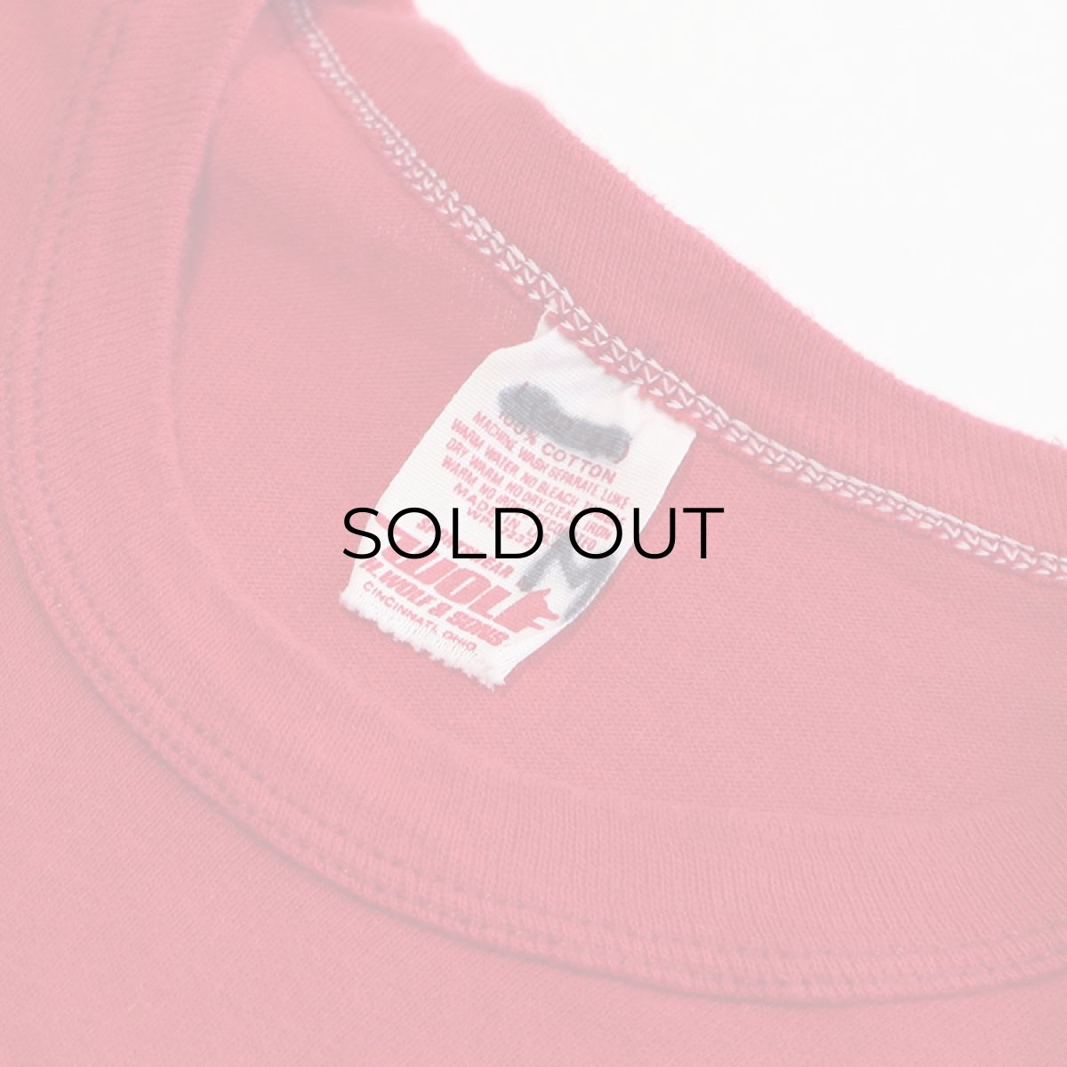 画像6: 〜80's WOLF COTTON PRINT S/S TEE "NILES TUMBLING PANTHFINDERS" (6)