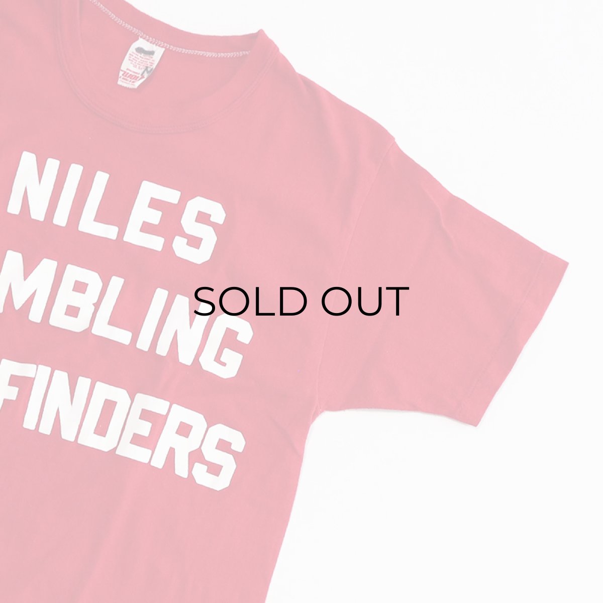 画像4: 〜80's WOLF COTTON PRINT S/S TEE "NILES TUMBLING PANTHFINDERS" (4)