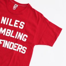 画像4: 〜80's WOLF COTTON PRINT S/S TEE "NILES TUMBLING PANTHFINDERS" (4)