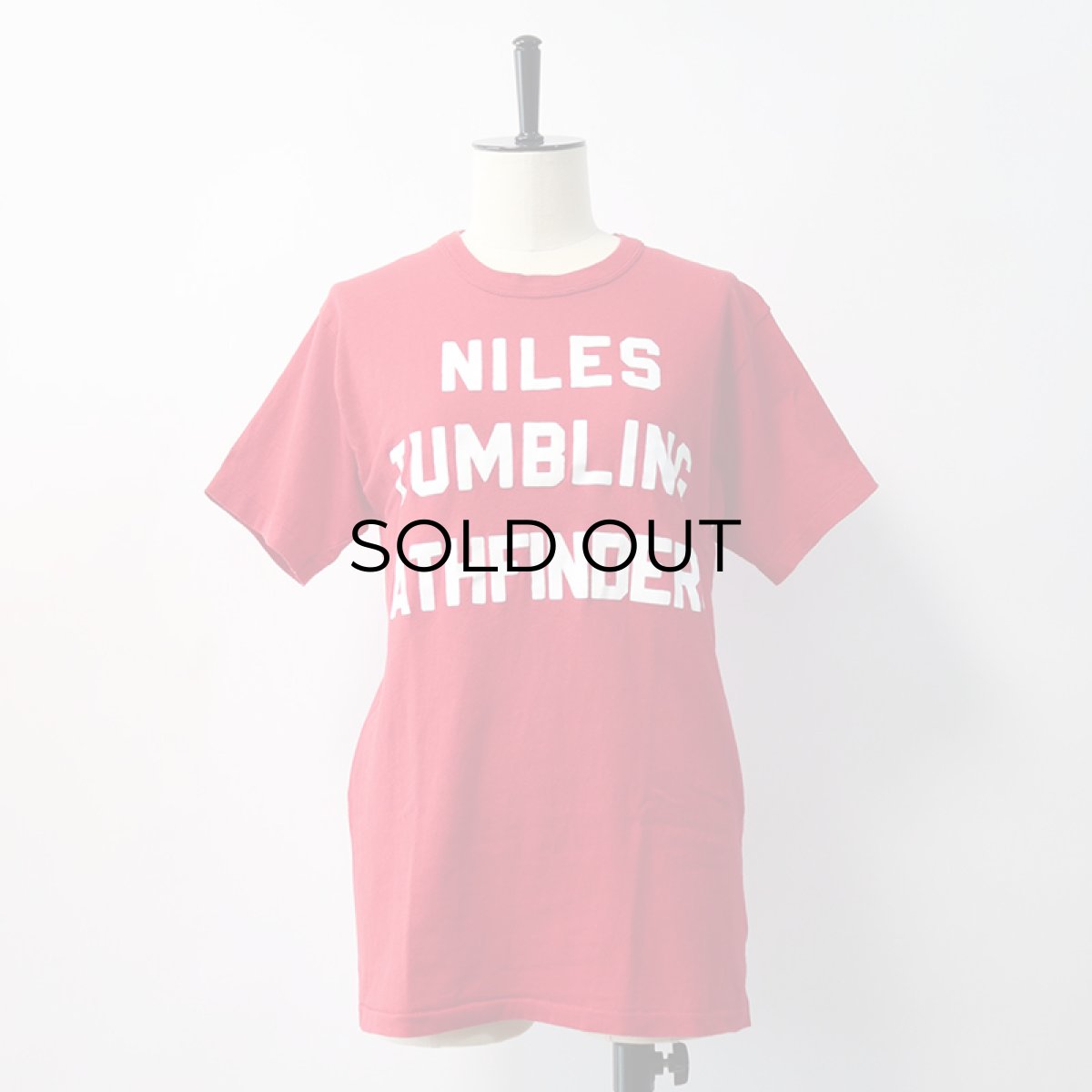 画像8: 〜80's WOLF COTTON PRINT S/S TEE "NILES TUMBLING PANTHFINDERS" (8)