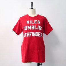 画像8: 〜80's WOLF COTTON PRINT S/S TEE "NILES TUMBLING PANTHFINDERS" (8)