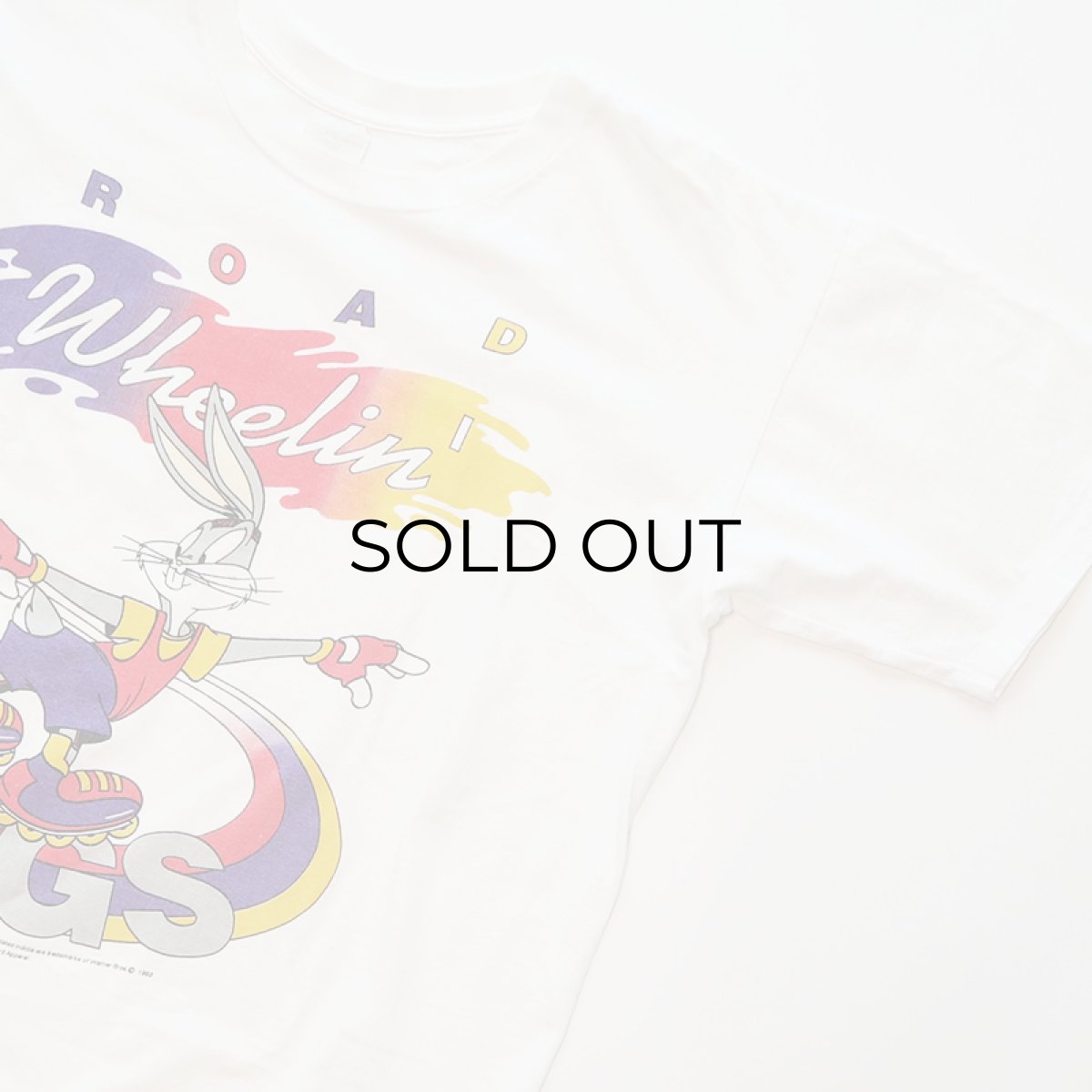 画像3: 90's LIFEGUARD COTTON "LOONEY TUNES" PRINT S/S TEE "ROAD Wheelin'" (3)