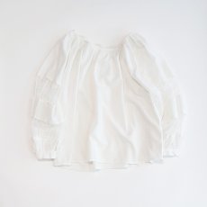 画像1: UNKNOWN BRAND COTTON DESIGN SLEEVE PULLOVER BLOUSE (1)