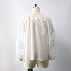 画像10: UNKNOWN BRAND COTTON DESIGN SLEEVE PULLOVER BLOUSE (10)